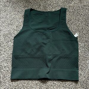 DSG Emerald Green Textured Tank Top
